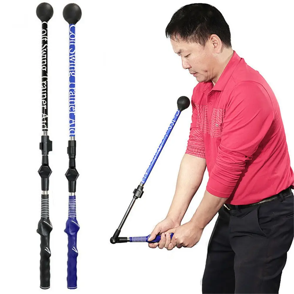 

Portable Sports Corrective Posture Heavy Head Practice Golf Clubs Training Stick Golf Swing Trainer Teaching Aid