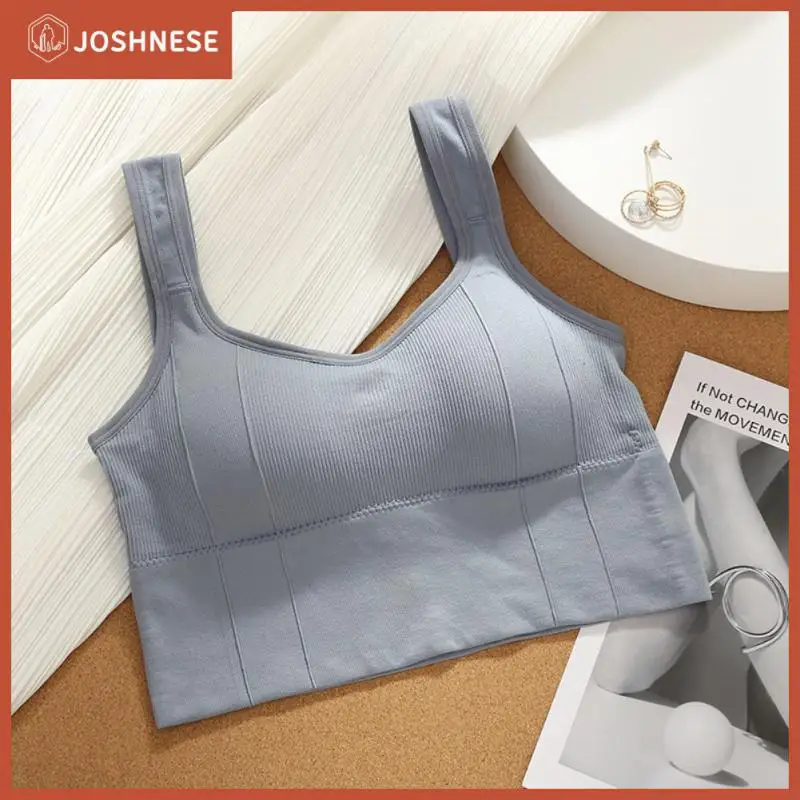 

Sport Bra Workout Top Summer Breathable Inner And Outer Wear Vest Women's No Steel Ring Gather Bra Sports Underwear Sportswear
