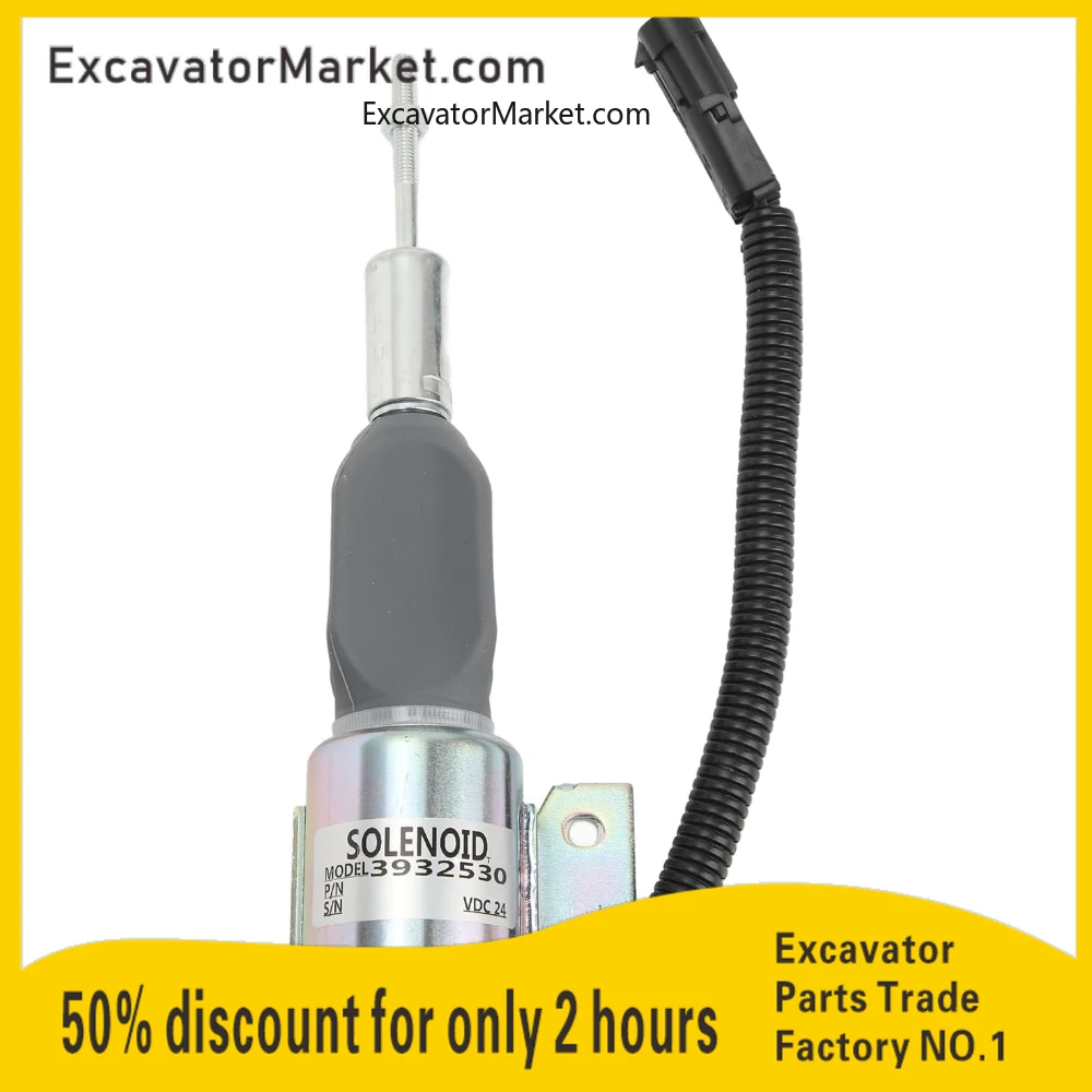 Соленоид двигателя 24 В 3932530 3939701 Отключение Cummins 5 9 л 6BT для аксессуаров