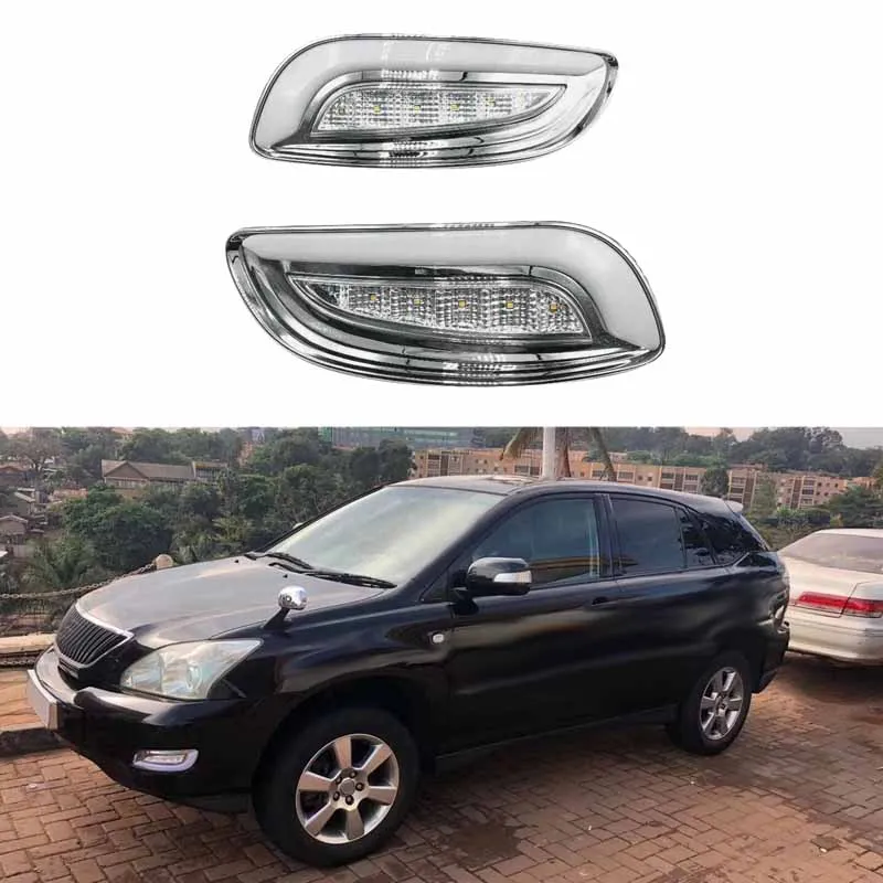 Для Lexus RX330 RX350 2003 -2009 Φ DRL Передняя противотуманная лампа с указателем поворота для