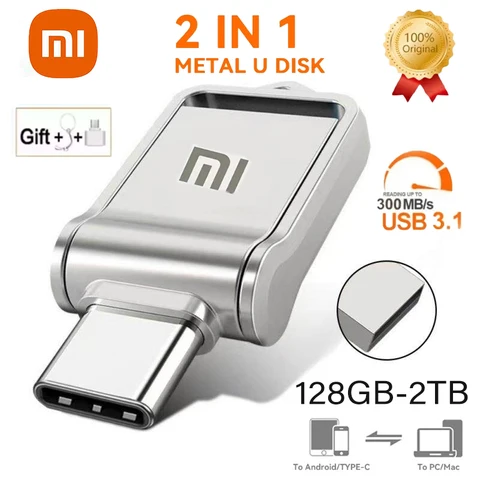 MIJIA 2TB USB Type-c флешка