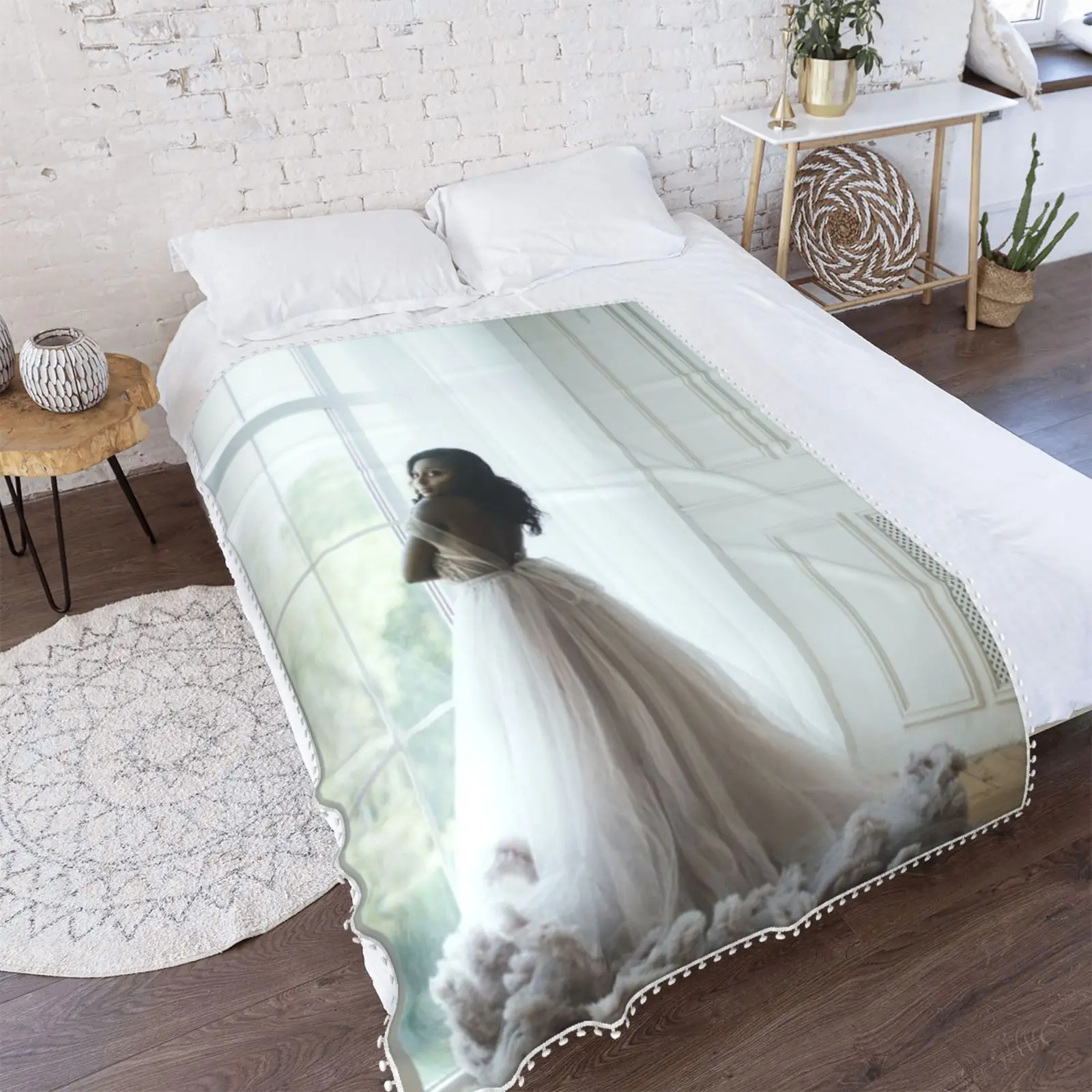 

Custom Your Picture Blanket Personalized Wedding Throw Wedding Gift