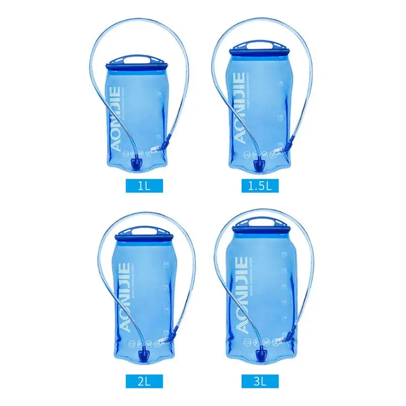 

1L 1.5L 2L 3L Foldable Soft Reservoir Water Bladder Hydration Pack Water Bag for Running Cycling Marathon E56D