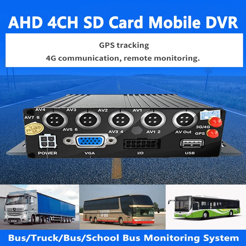 

Видеорегистратор MDVR, Автомобильная камера заднего вида H.265, 4G, GPS, для парковки автобусов