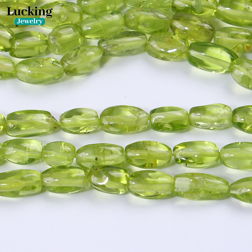 A++ натуральный зеленый перидот 4*7 мм граненые бусины с алмазной огранкой-целебные