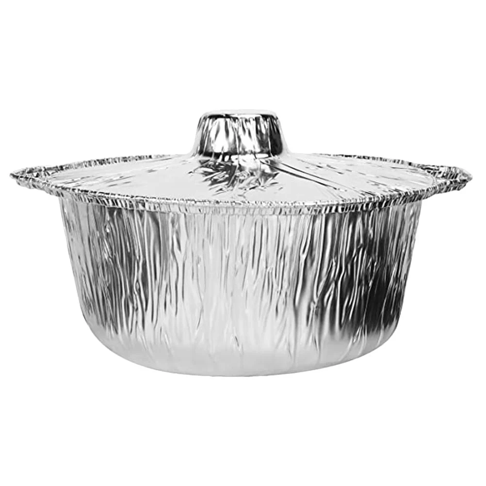 

Cooking Utensils Aluminum Foil Pot Lid Heat-resistant Baking Bbq Accessory Disposable Food