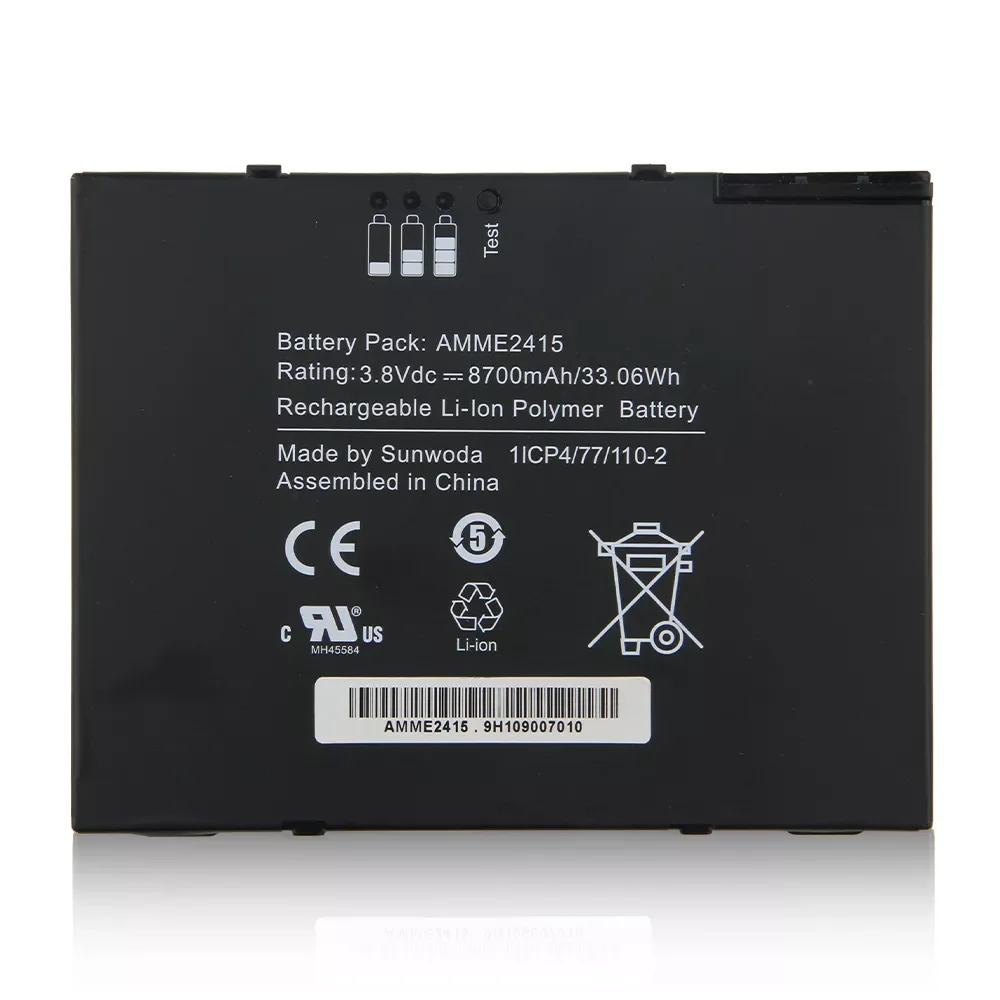 

NEW2023 Original Replacement Tablet Battery For Zebra ET50 ET55 1ICP4/77/110-2 AMME2415 Genuine Battery 8700mAh