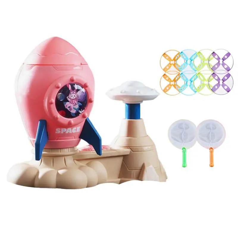 

Rockets For Kids Rocket Launcher Jump Rocket Set Fun Rocket Saucers Flying Discs Sports Toy Flying Rocket Educational For Boys