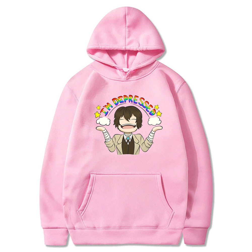 Толстовка с забавным аниме бродячие псы дадзай | Женская одежда