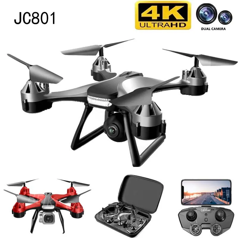 

Дрон JC801 с двойной HD-камерой 4K, 2022