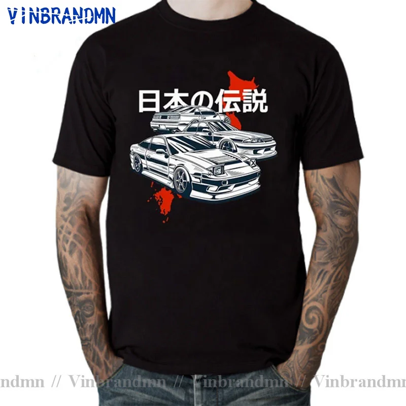 Футболка JDM Mix Civic CRX с принтом интегрированного автомобиля Мужская комикс в стиле
