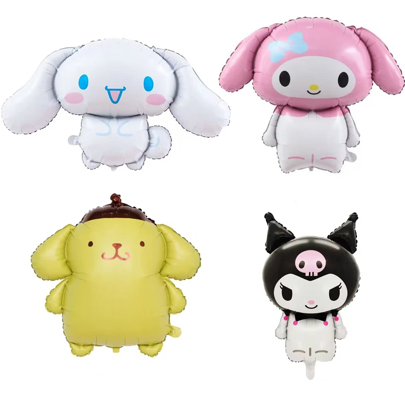 

Sanrios Aluminum Film Balloon New Theme Props Cinnamoroll Children Birthday Party Decorative Supplies Background Fun Atmosphere