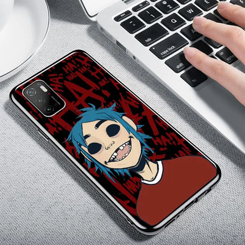 Фото Чехол для телефона Gorillaz Anime для Xiaomi Redmi Note 10 9 9S 8 8T 7 5 Pro Mi 12T 11T 10T 9T 12 11 Lite A3 A2 Trend Fundas Mi 11 №5