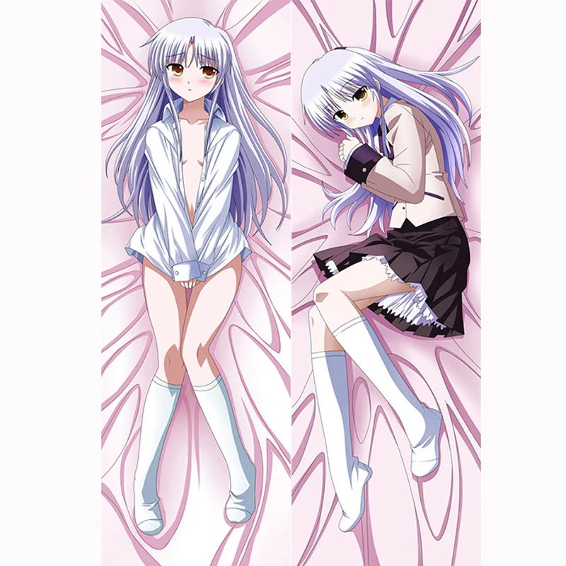 

180cm Anime Angel Beats! Tachibana Kanade Dakimakura Pillow Case Waifu Body Hugging Cushion Cover Bedding Decorative Pillowcase