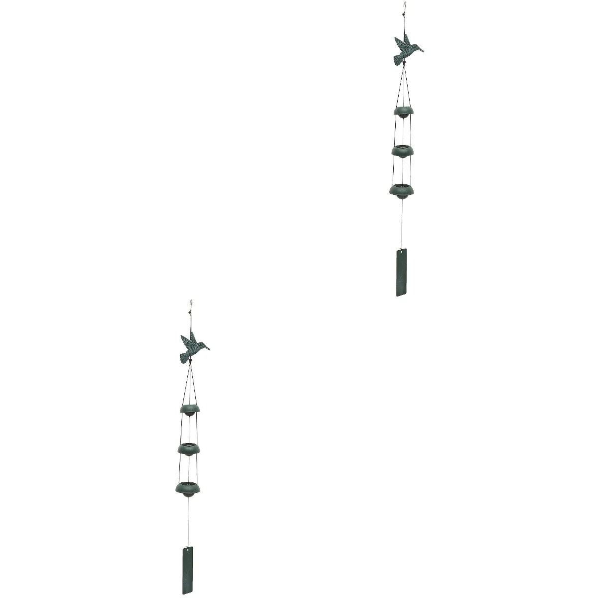 

2pcs Japanese Style Wind Chime Wind Bell Outdoor Wind Chimes Garden Patio Hanging Decor