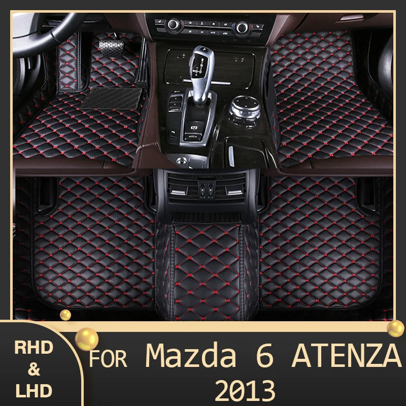 

Автомобильные напольные коврики MIDOON для Mazda 6 ATENZA 2013, индивидуальные автомобильные накладки для ног, задняя крышка