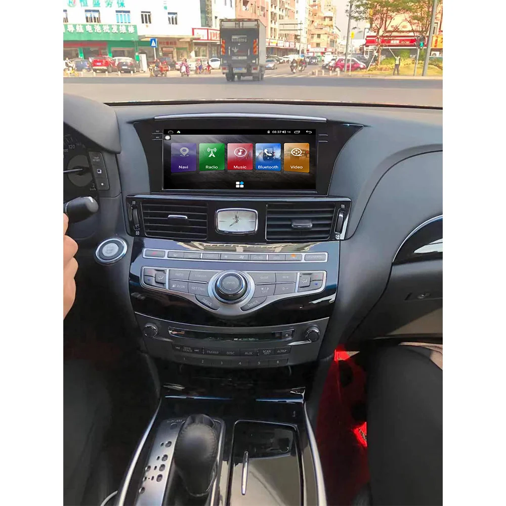 Автомобильный мультимедийный проигрыватель Pston Tesla Android для Infiniti Q70 Q70L M25 M35 M37 Carplay