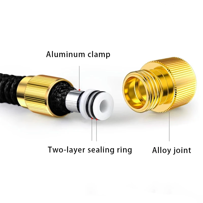 Шланг для полива сада шланг с возможностью увеличения давления в 3 раза гибкий