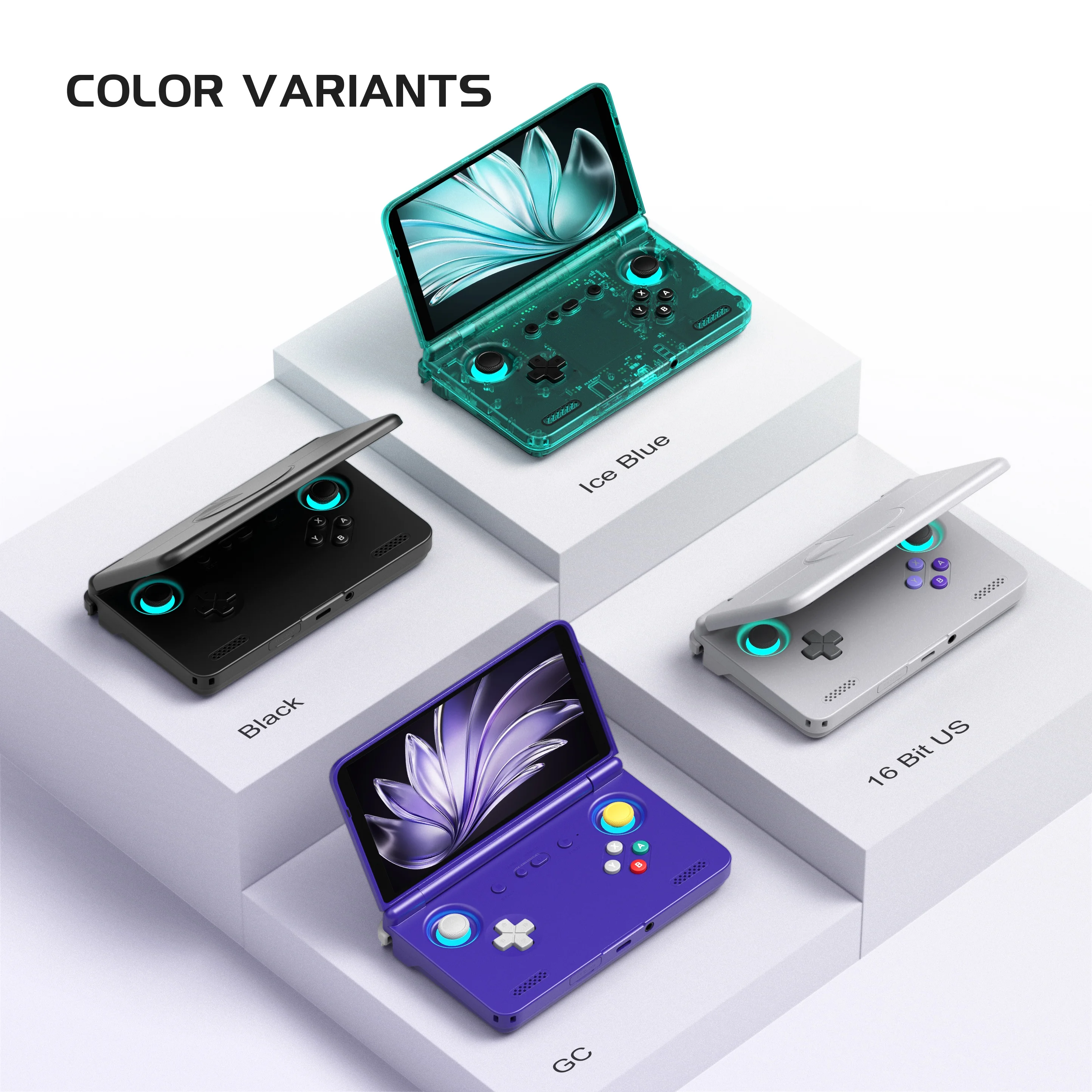 Портативная игровая консоль Retroid Pocket Flip2, 5,5-дюймовый AMOLED-экран, выходной DP, процессор Snapdragon MediaTek, активное охлаждение, ОС Android (art.: 3920d46083e3d) - 3920d46083e3d