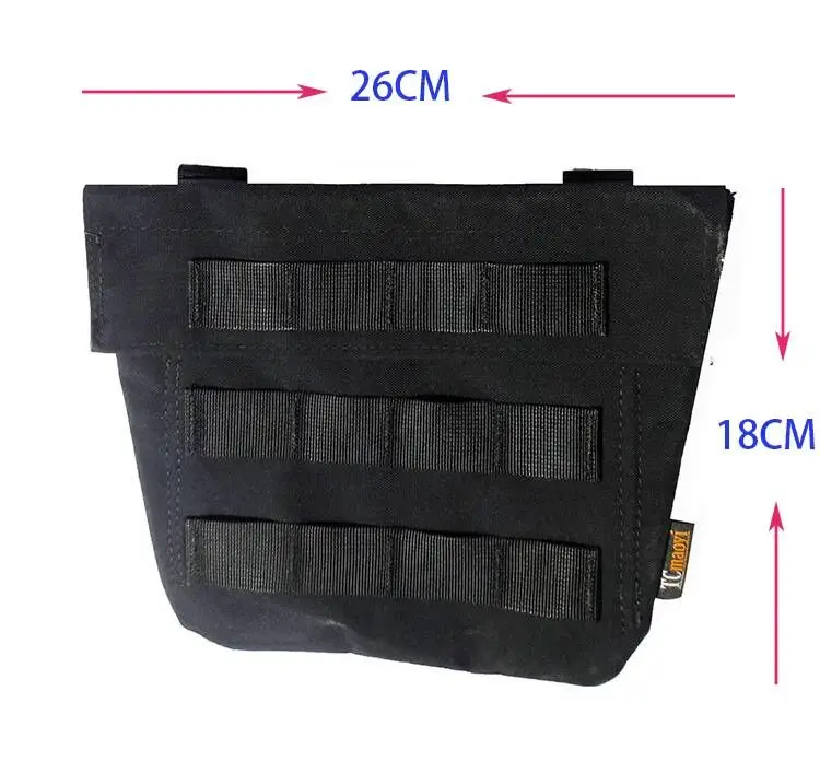 Army Tactical Modular Abdominal Crotch Guard Molle Waist Soft Bag Storage Bag Sundry Bag Cordura Fabric TC0182