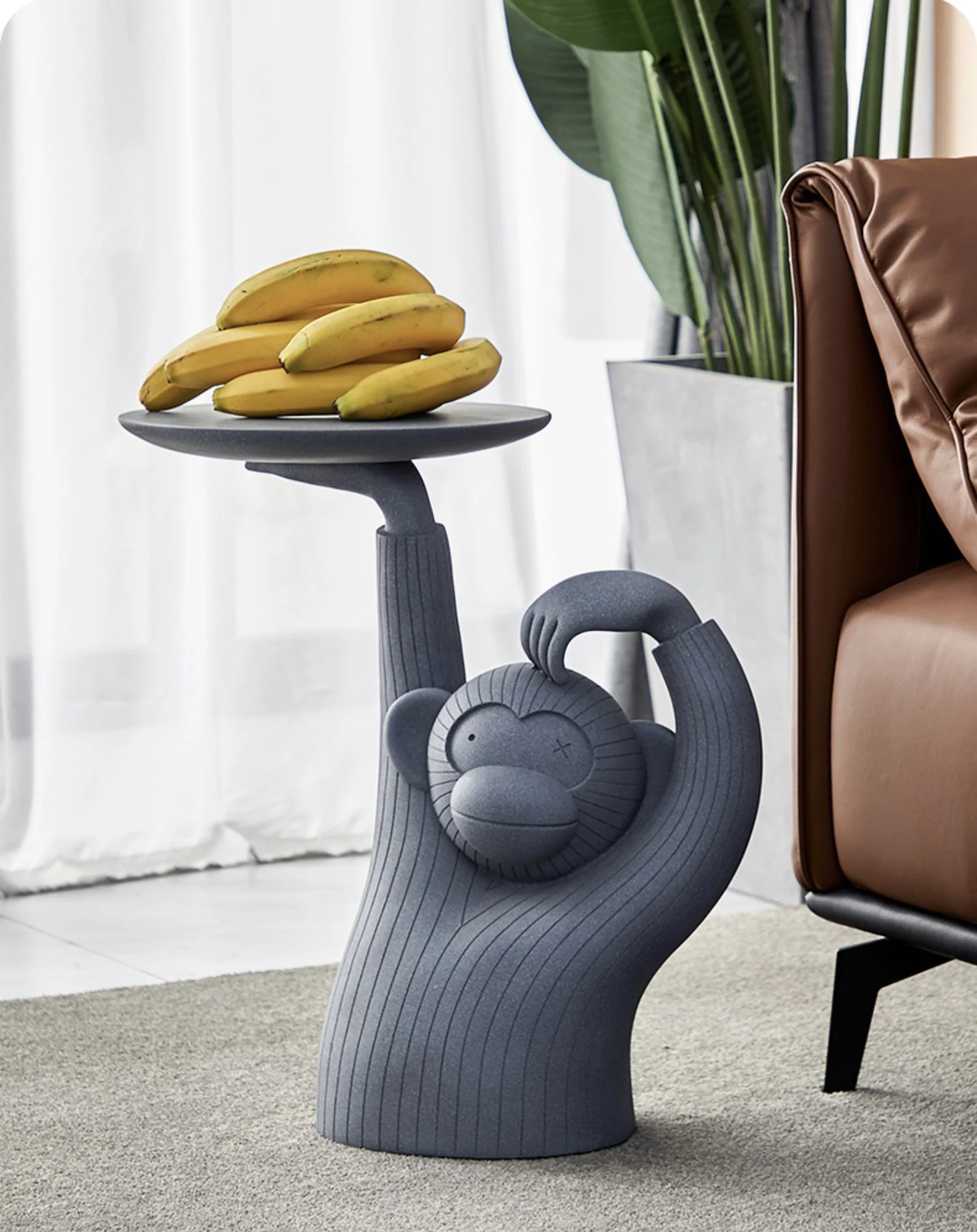 

Скандинавский домашний декор, роскошные современные статуи и скульптуры, большой поднос в виде обезьяны, кофейный столик, украшение для мебели ручной работы, подарок