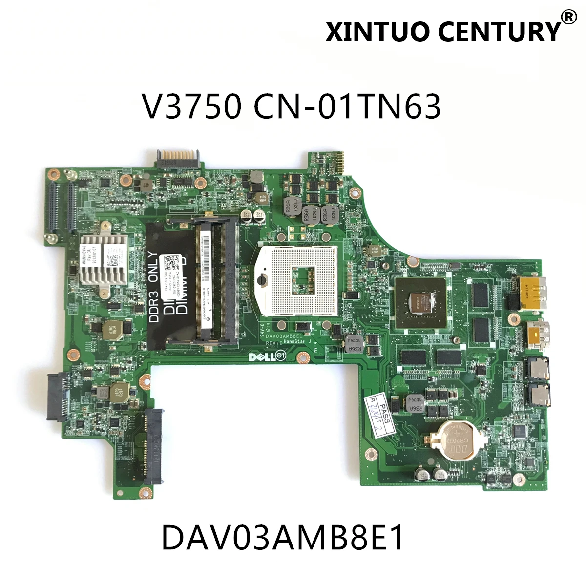 

CN-01TN63 01TN63 1TN63 ForDell Vostro 3750 V3750 motherboard DAV03AMB8E1 HM67 W/ N12P-GE-A1 GT525M 1G 100% tested working