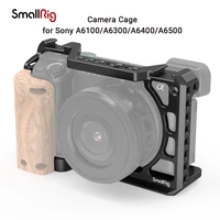 smallrig a6400 camera cage for sony a6300 a6400 a6500 form fitted dslr cage with 14 and 38 threading holes 2310