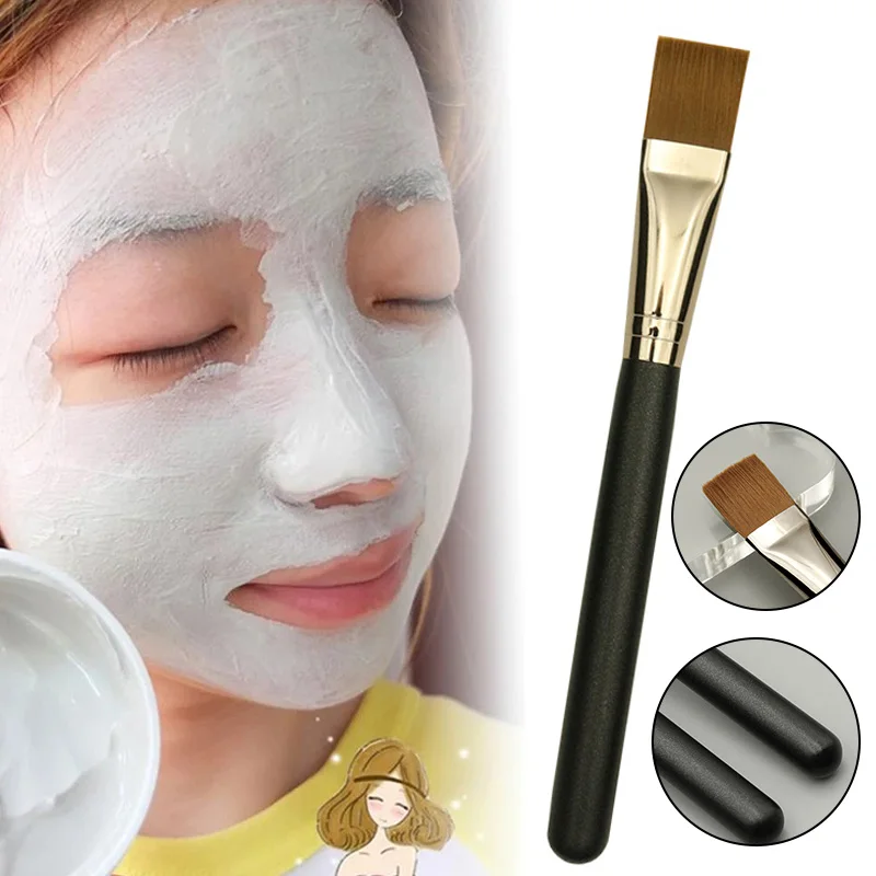 

Soft Hair Foundation Brush Face Mask Applicator BB Cream Blender Flat Concealer Brush Beauty Makeup Tool Skin Care