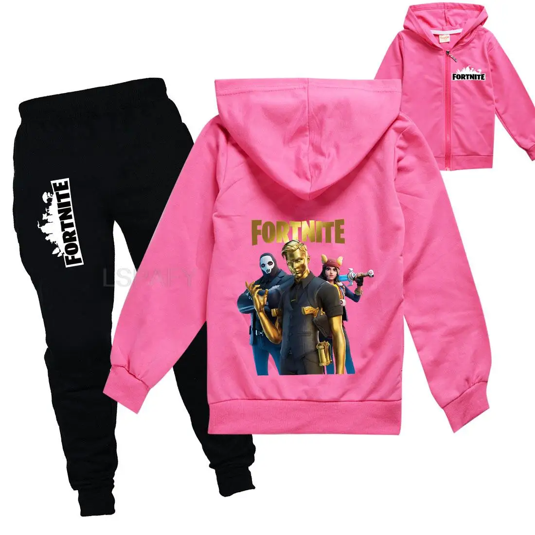 2 шт. детские спортивные штаны и толстовки с принтом FORTNITE | Багаж сумки