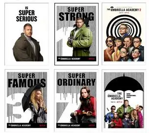 

The Umbrella Academy Movie Print Art Canvas Poster For Living Room Decor Home Wall Picture