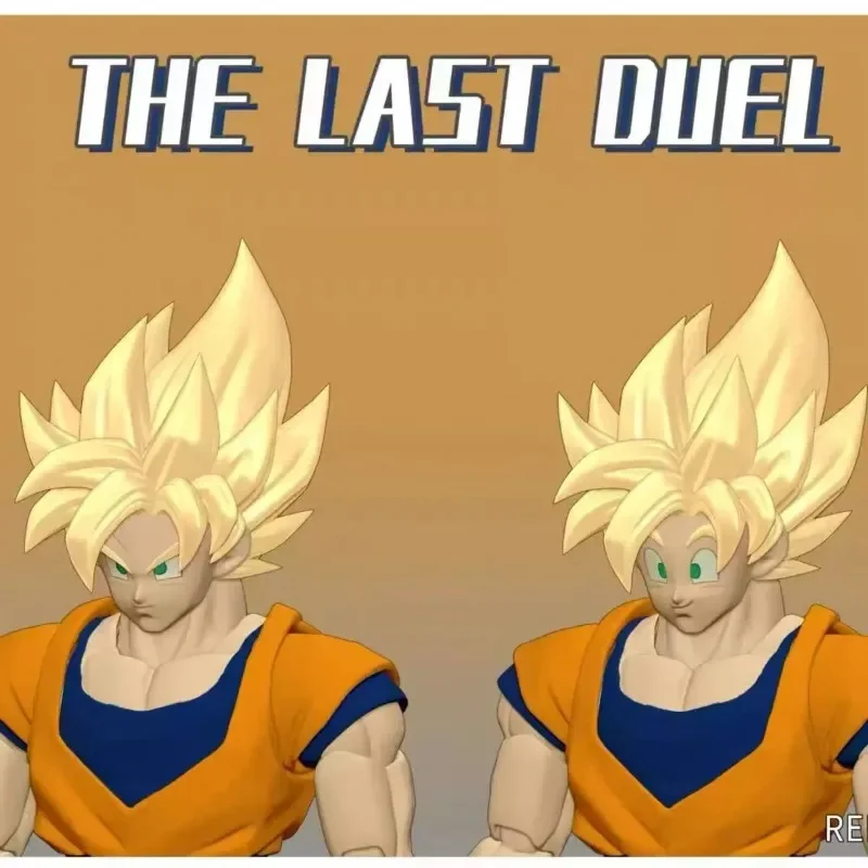 Фото В наличии: Сменная голова-скульптура (аватар) Сон Гоку для фигурки Dragon Ball Z SHF Final Duel, аксессуары для аниме-фигурок. №3