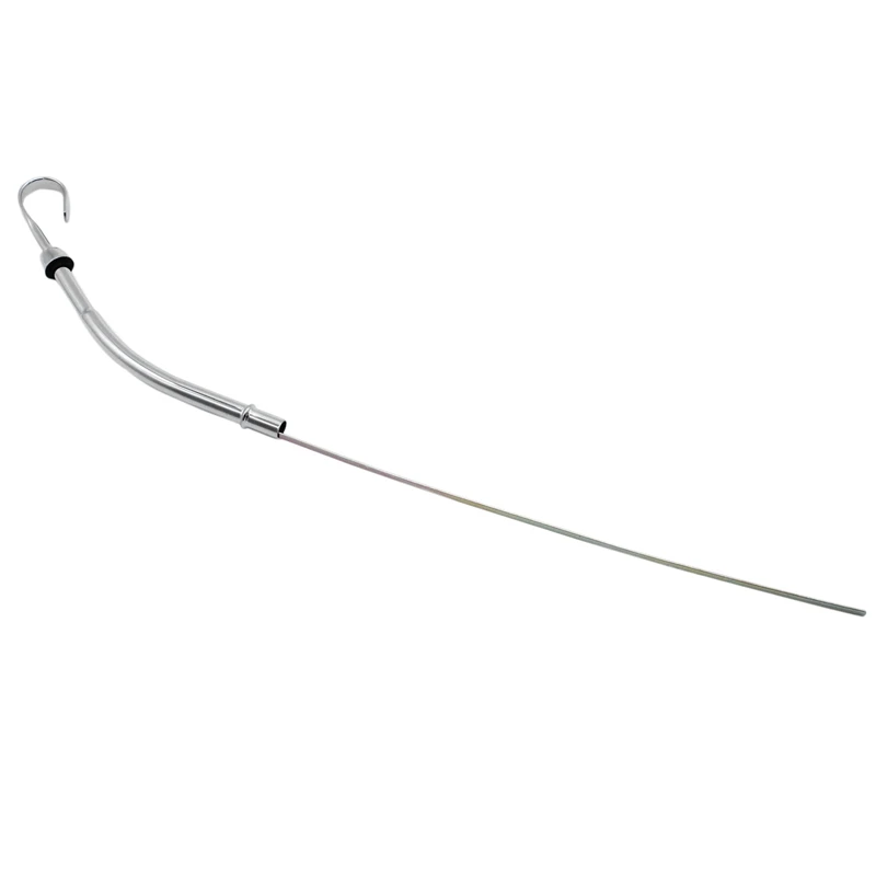 Хромированная трубка датчика масляного двигателя для Chevy 1955-79 SB 283 305 327 350 383 400