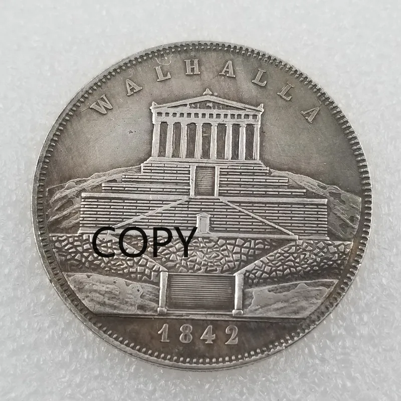 

Antique handicraft 1842 German imitation commemorative coin copy