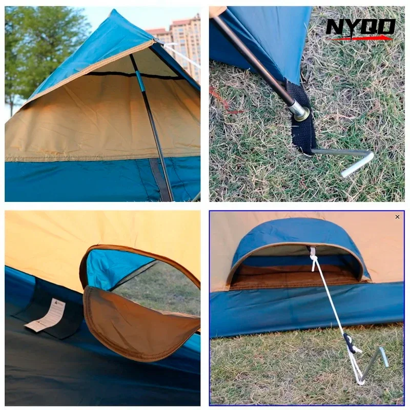 Alltel одиночная 1-местная палатка ультра легкая уличная для кемпинга портативная