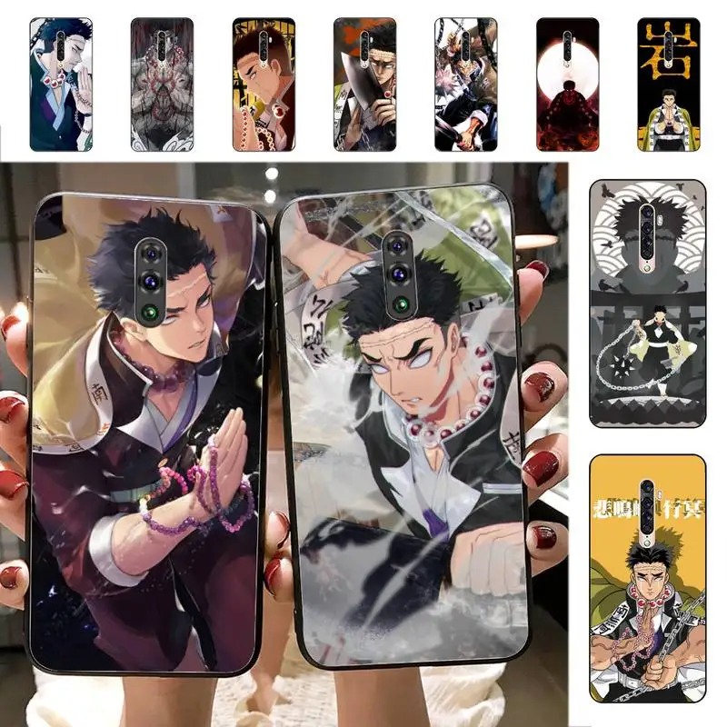 

BANDAI Demon Slayer Gyoumei Himejima Phone Case for Vivo Y91C Y11 17 19 17 67 81 Oppo A9 2020 Realme c3