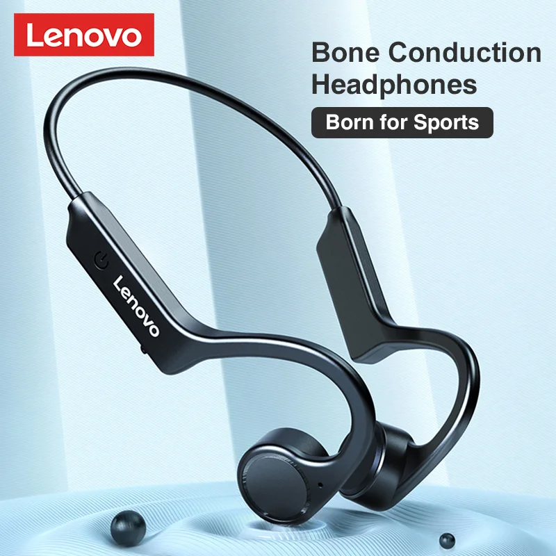 

Lenovo bone conduction earphones X4 wireless Bluetooth earbuds IPX5 waterproof headphones sports with microphone headset gamer