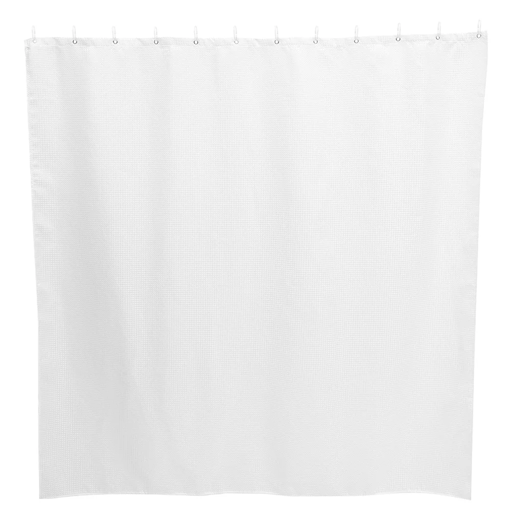 

Bathroom Shade Bedroom Shower Curtains Practical Short Fashion Solid Color Hooks