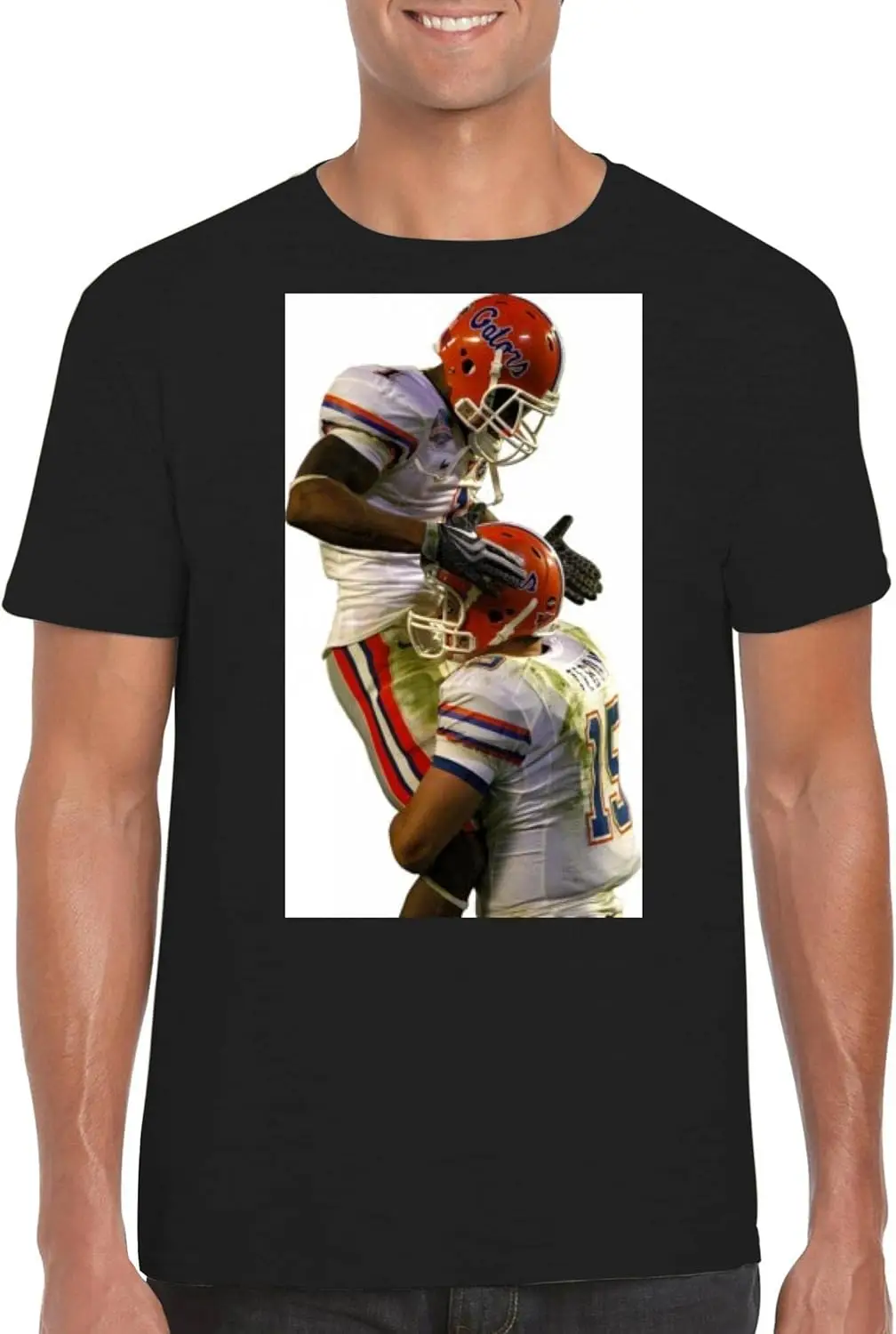 FC Carino Tim Tebow and Percy Harvin — мужская футболка с круглым вырезом FCA # ФАГ 314377