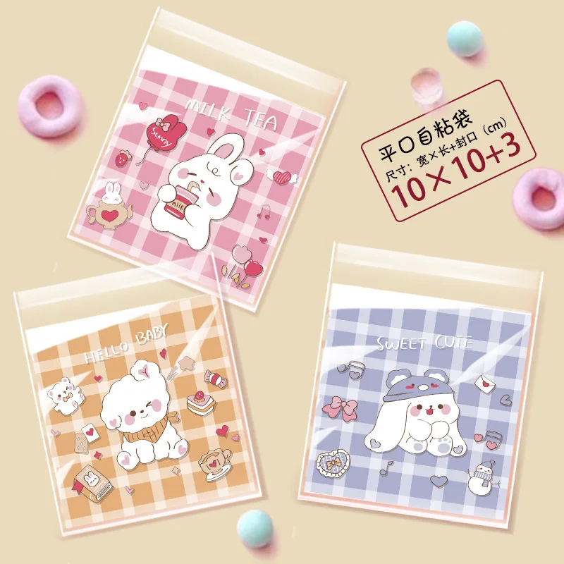 

Пластиковые пакеты для печенья PEIPINGKE 10х10 см 100 шт