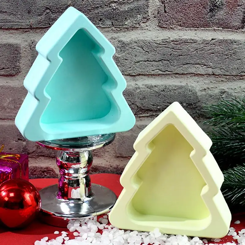 Рождественские формы коробка для хранения свечей рождественские силиконовые