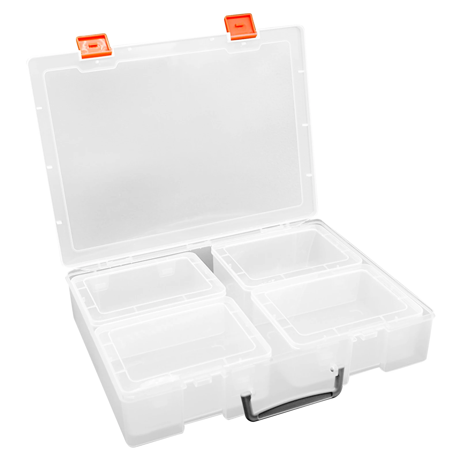 

Organizer Holder Anti Scratch Jewelry Display Case Baseball Card Hard Stationery Clear Protector Storage Box Collector Photo