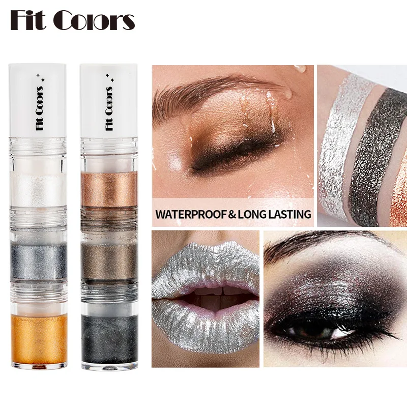 

Multicolor Colour Smoky Water Eyeshadow Set Waterproof Diamond Liquid Pearlescent Fine Glitter Eyeshadow Liquid Lip