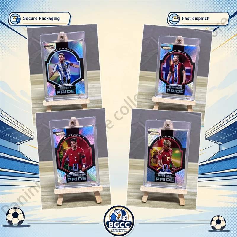 Самодельные коллекционные футбольные карточки Panini FIFA World Cup: Месси, Неймар, Роналдо, Ямаль, Харланд, серия «Национальная гордость». (art.: 3920dceddc788) - 3920dceddc788