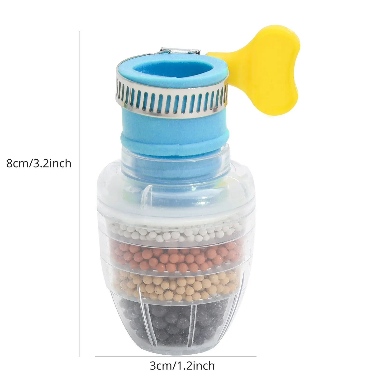 6 слоев фильтра для воды очиститель крана медицинский камень кокосовый уголь сопла для крана кухонные аксессуары бытовой фильтр для воды