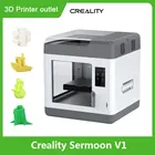 3D-принтер Creality Sermoon V1 FDM, 175x175x165 мм, бесшумная материнская плата, цветной сенсорный экран 4,3 дюйма, возобновление печати, оригинал