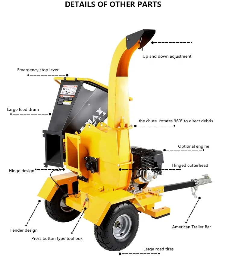 K-MAXPOWER/Dorite TUV Rheinland 15HP Газовый двигатель Высокий уровень безопасности Лесная