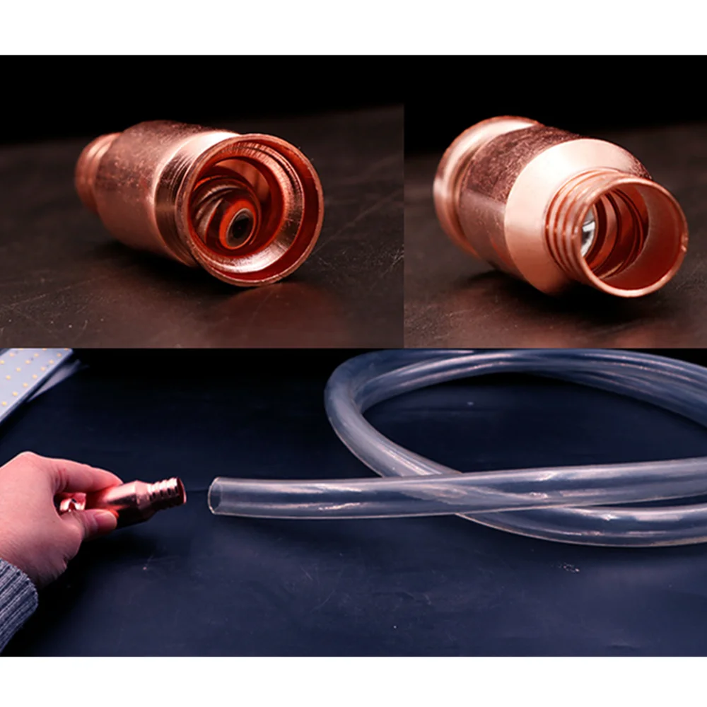 1Pc Copper Siphon Filler Pipe Manual Pumping Oil Fittings Connector Gasoline Fuel Water Shaker |