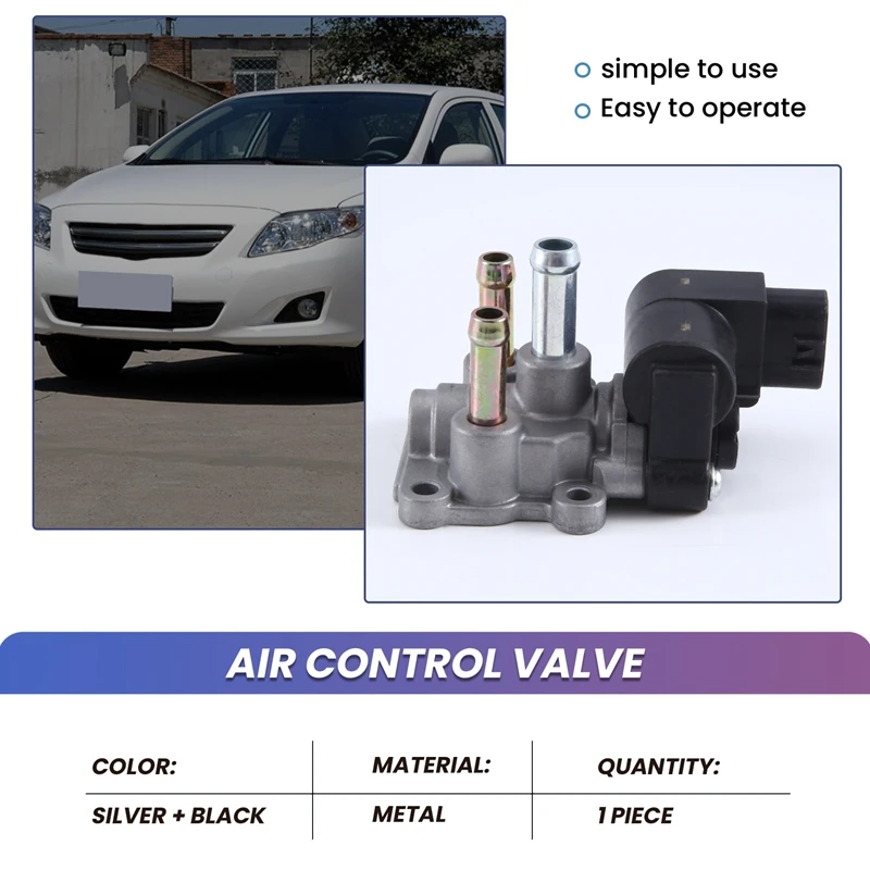 136800-1060 22270-16090 клапан управления холостым двигателем для Toyota Corolla 2227016090 1368001060