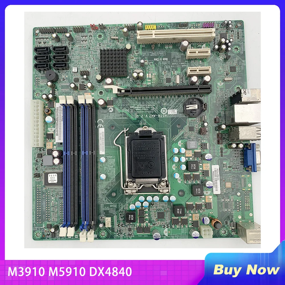 Desktop Motherboard For Acer for M3910 M5910 DX4840 H57 LGA1156 DDR3 H57H-AM2 Fully Tested