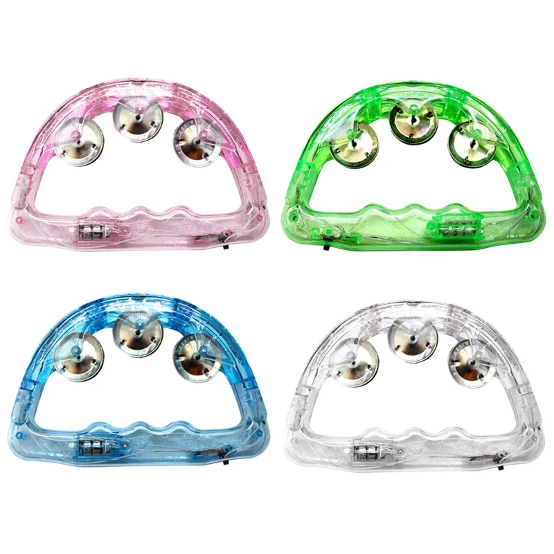

Night Club Hand Rattle with Fine Bell Durable Metal Atmosphere Toy for Concert G2AE